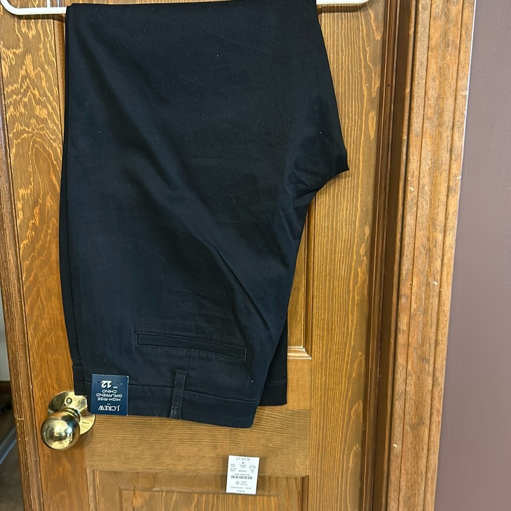 NWT J.CREW High Rise Girlfriend Chino
